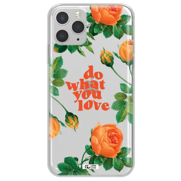 a close up of flowers Apple iPhone 11 pro Clear TPU Case