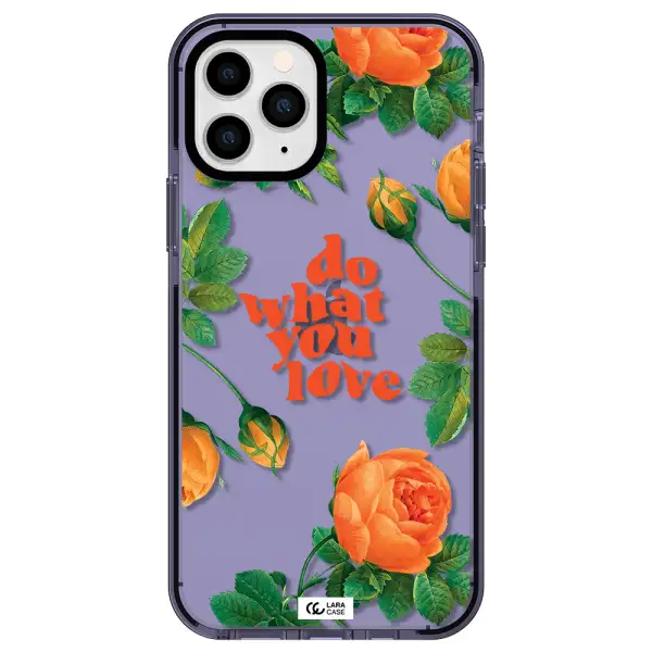 a close up of flowers Apple iPhone 11 pro max impact Lilac Case