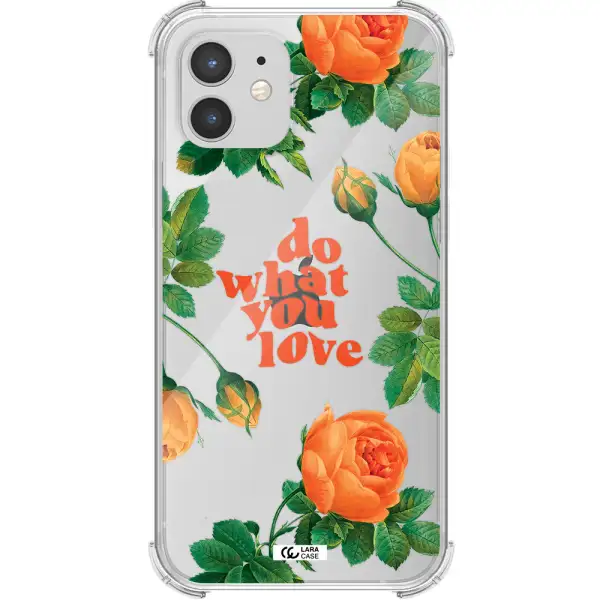 a close up of flowers Apple iPhone 12 mini Clear PC Case