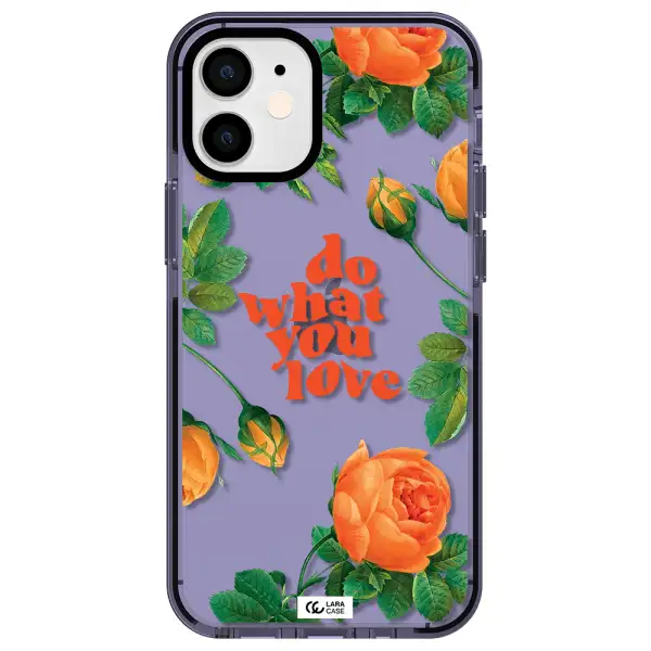 a close up of flowers Apple iPhone 12 mini impact Lilac Case