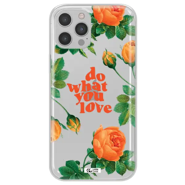 a close up of flowers Apple iPhone 12 pro Clear TPU Case