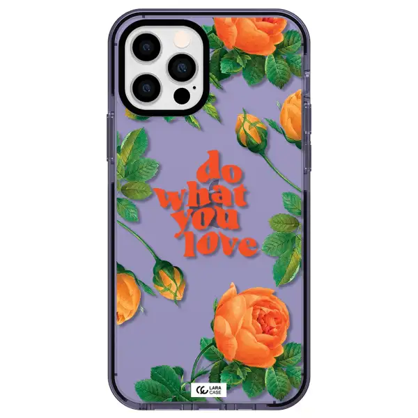 a close up of flowers Apple iPhone 12 pro impact Lilac Case