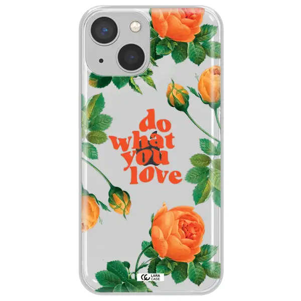 a close up of flowers Apple iPhone 13 Clear TPU Case