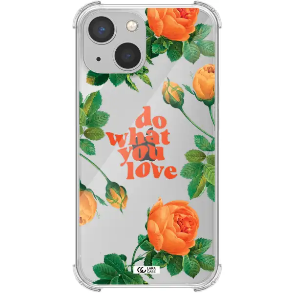 a close up of flowers Apple iPhone 13 mini Clear PC Case