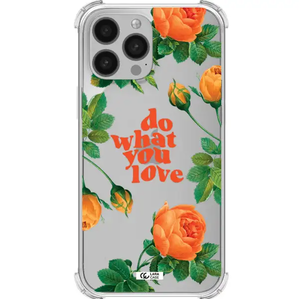 a close up of flowers Apple iPhone 13 Pro Clear PC Case