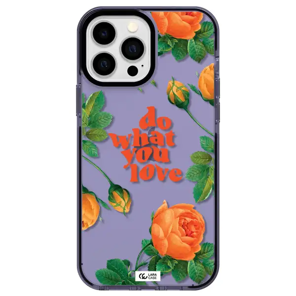 a close up of flowers Apple iPhone 13 Pro Max impact Lilac Case