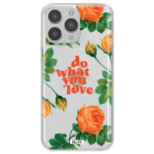 a close up of flowers Apple iPhone 14 pro Clear TPU Case