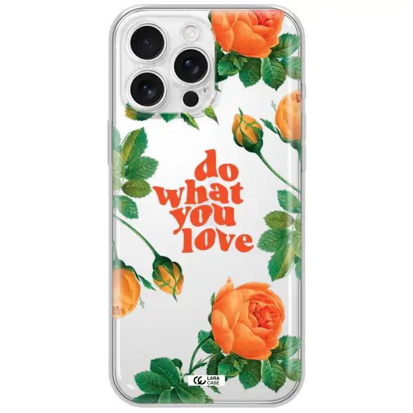 A Close Up Of Flowers Apple Iphone 16 Pro Max Clear Tpu Case