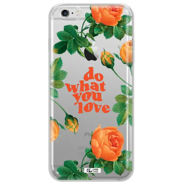 a close up of flowers Apple iPhone 6 s plus Clear TPU Case