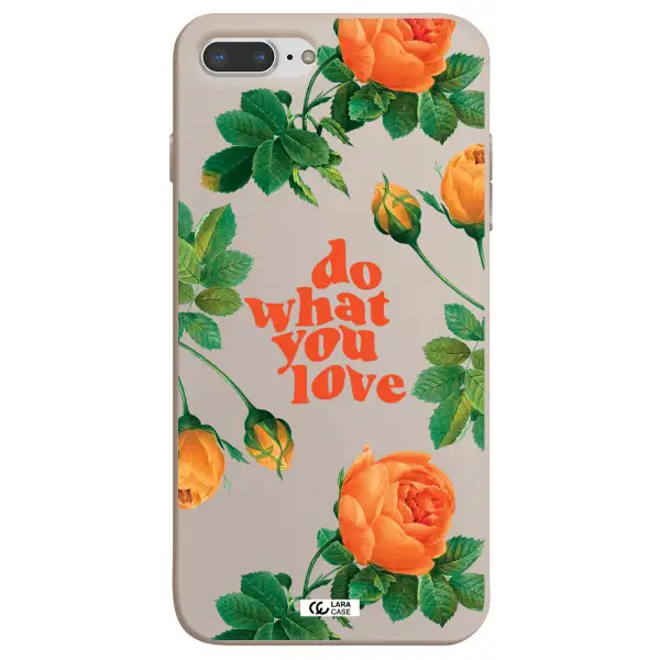 a close up of flowers Apple iPhone 7 plus Silicone Stone Case