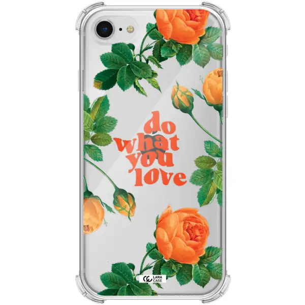a close up of flowers Apple iPhone se 2020 Clear PC Case