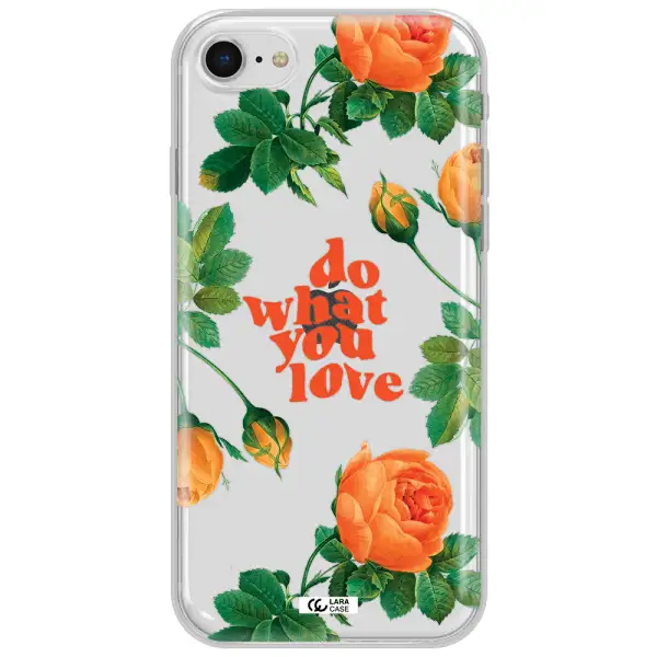 A Close Up Of Flowers Apple Iphone Se 2020 Clear Tpu Case