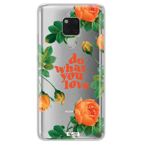 a close up of flowers Huawei Mate 20X Clear TPU Case