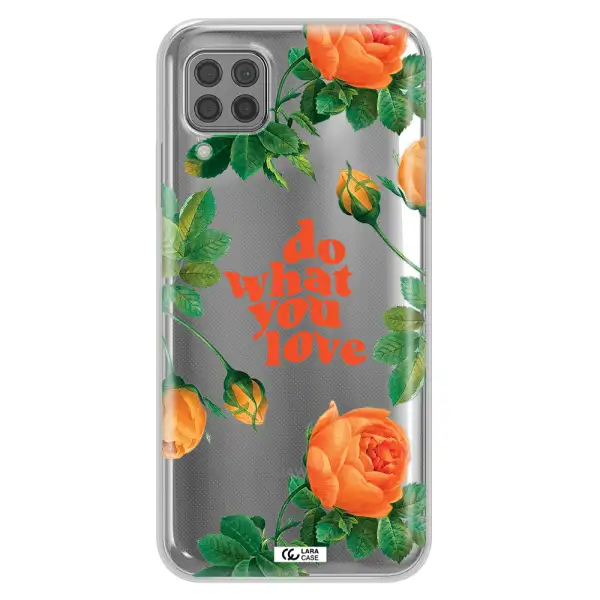 a close up of flowers Huawei P40 Lite Clear TPU Case