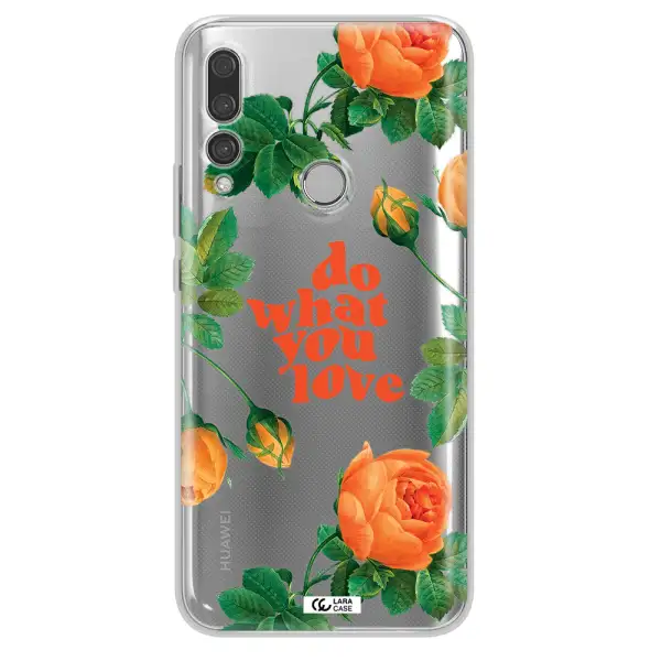 a close up of flowers Huawei Y9 Prime 2019 Clear TPU Case