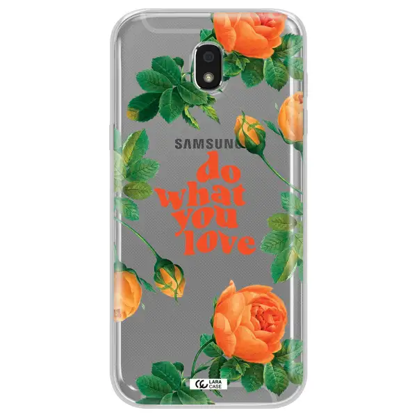 a close up of flowers Samsung J5 2017 Clear TPU Case