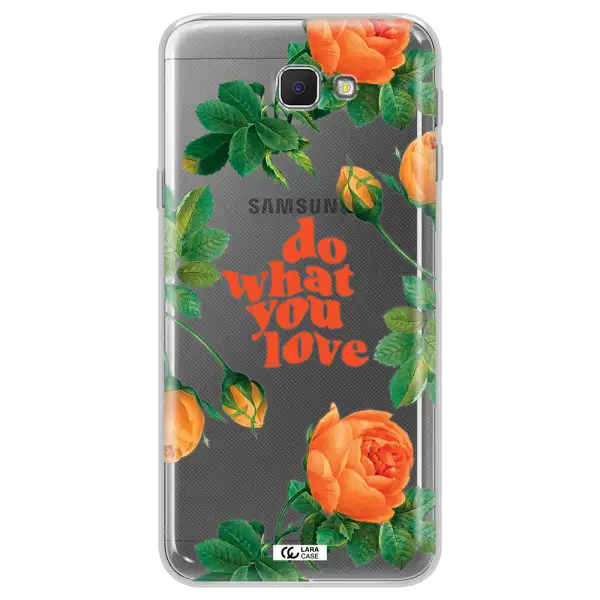a close up of flowers Samsung J5 Prime Clear TPU Case