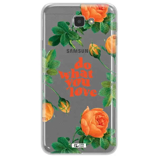 a close up of flowers Samsung J7 Prim Clear TPU Case