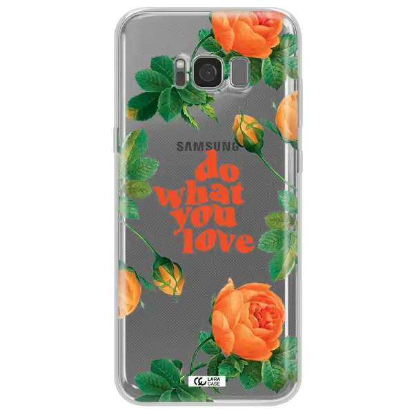 a close up of flowers Samsung S8 Plus Clear TPU Case