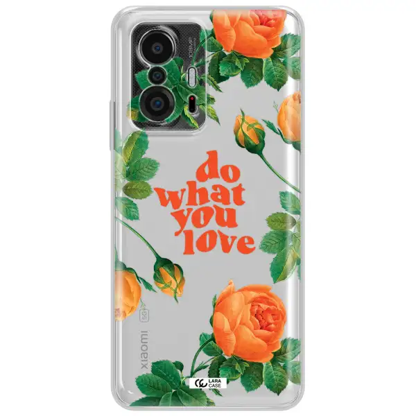 A Close Up Of Flowers Xiaomi 11T Clear Tpu Case