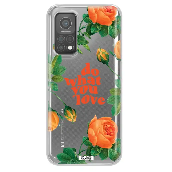 a close up of flowers Xiaomi Mi 10 T Pro Clear TPU Case