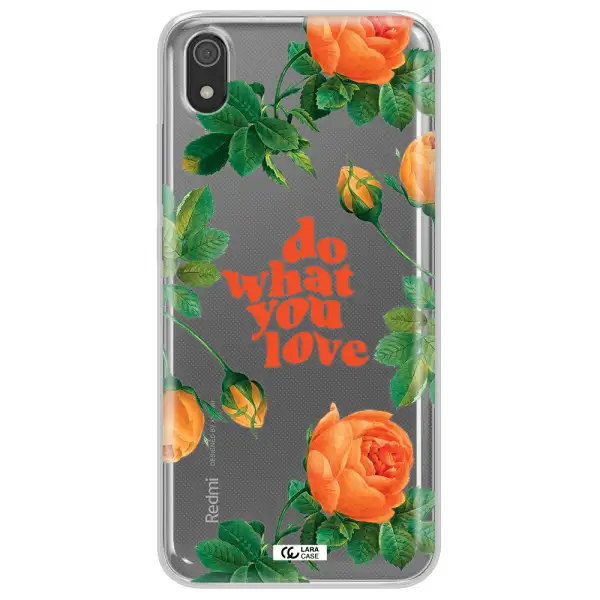 a close up of flowers Xiaomi Redmi 7A Clear TPU Case