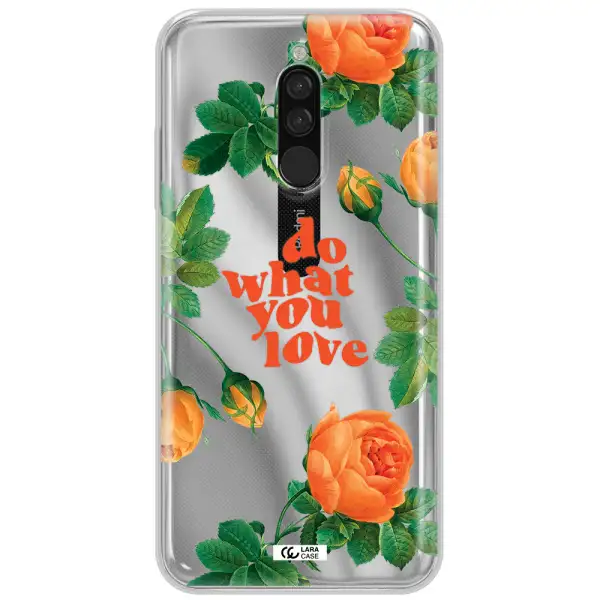 A Close Up Of Flowers Xiaomi Redmi 8 Clear Tpu Case