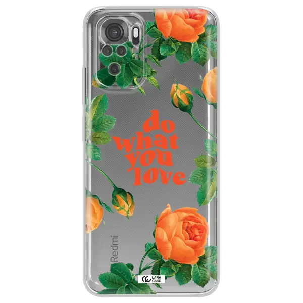 A Close Up Of Flowers Xiaomi Redmi Note 10S Clear Tpu Case