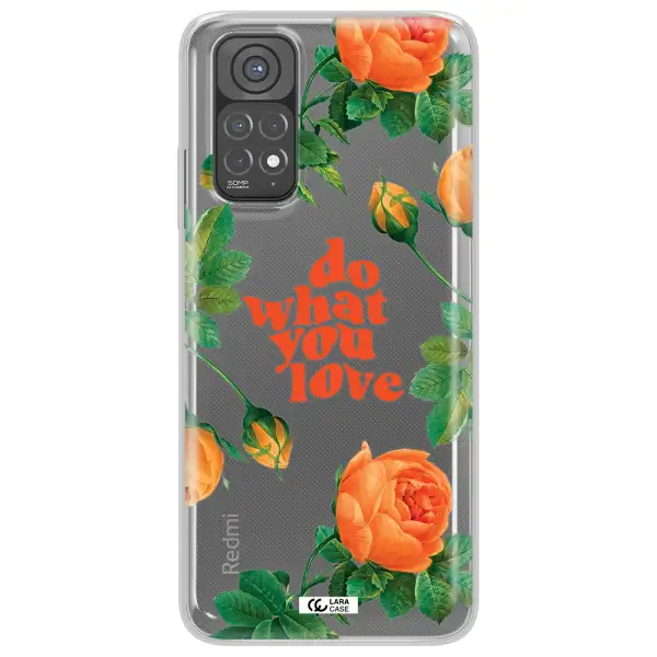 a close up of flowers Xiaomi Redmi Note 11 Clear TPU Case
