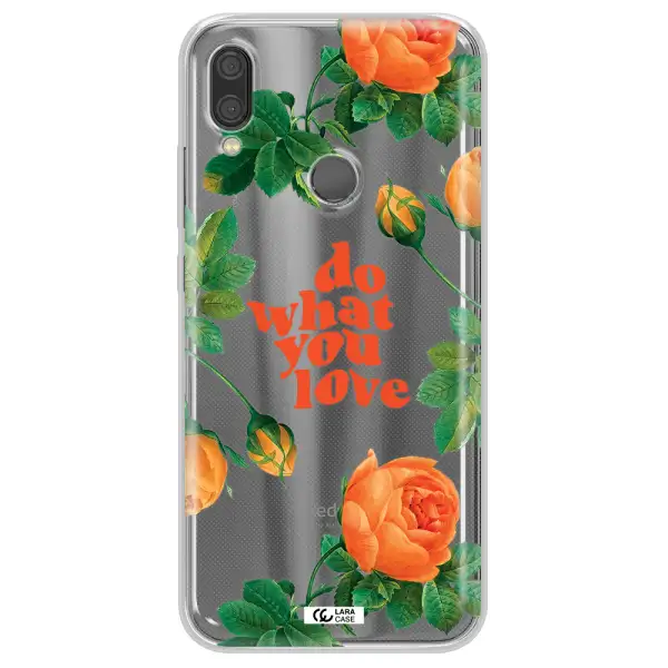 a close up of flowers Xiaomi Redmi Note 7 Clear TPU Case