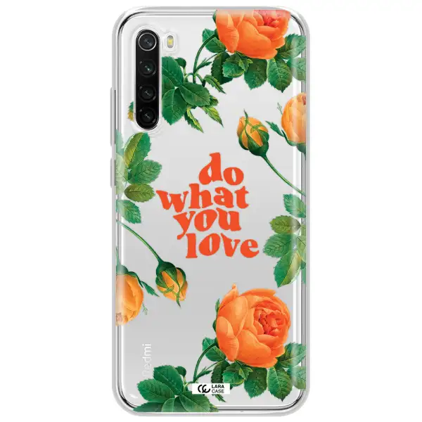 A Close Up Of Flowers Xiaomi Redmi Note 8T Clear Tpu Case