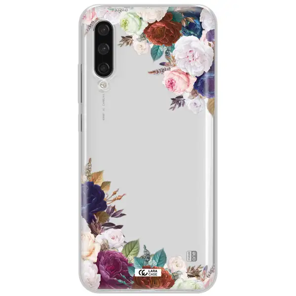 A Corner Of Flowers With Leaves Xiaomi Mi A3 Clear Tpu Case