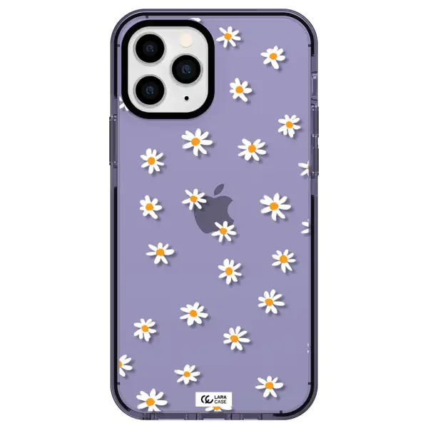 a white background with orange dots Apple iPhone 11 pro max impact Lilac Case