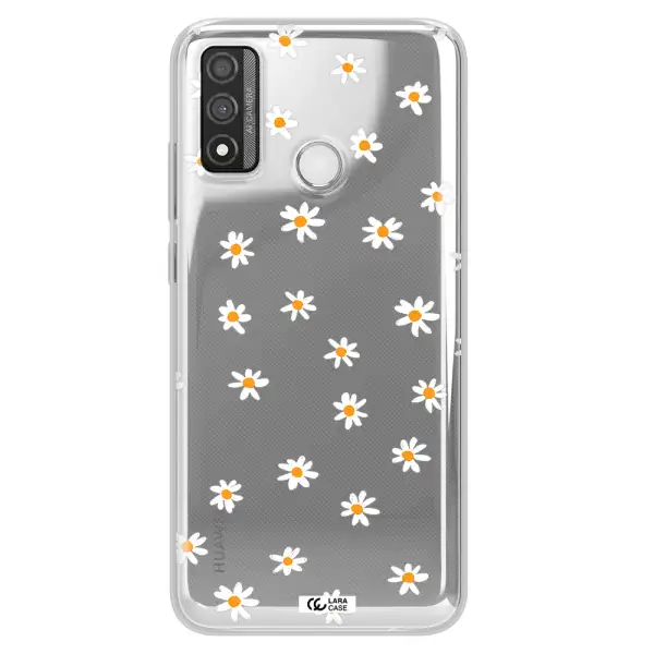 a white background with orange dots Huawei P Smart 2020 Clear TPU Case