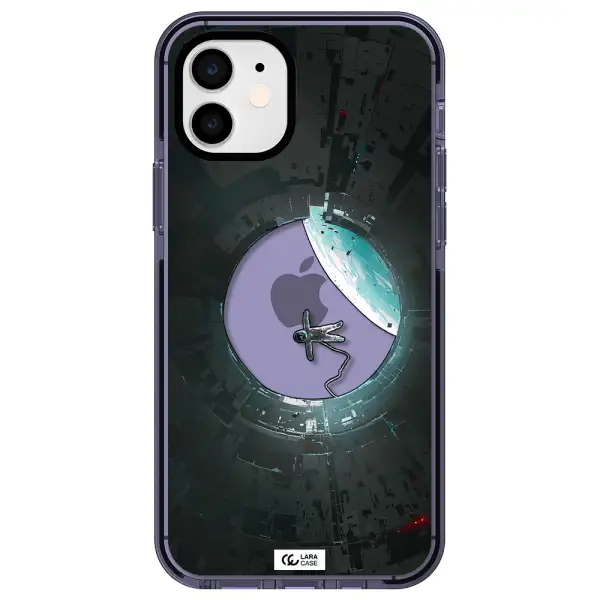a astronaut in a space station Apple iPhone 11 impact Lilac Case