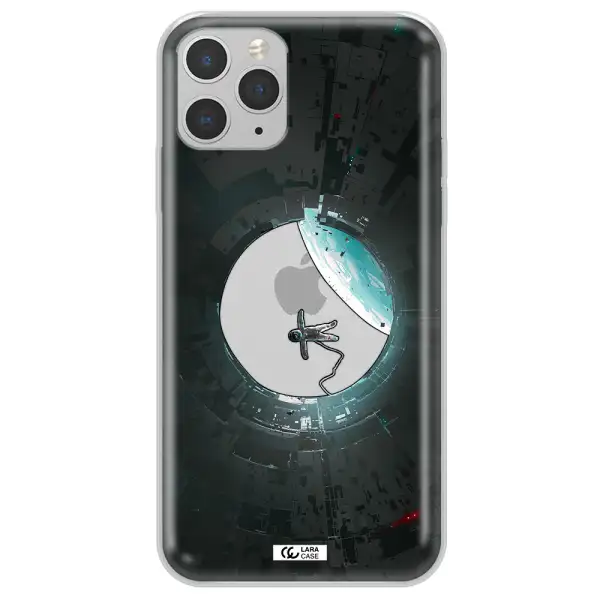 a astronaut in a space station Apple iPhone 11 pro Clear TPU Case