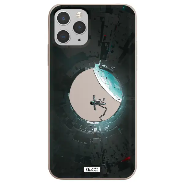 a astronaut in a space station Apple iPhone 11 pro max Silicone Stone Case