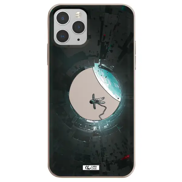 a astronaut in a space station Apple iPhone 11 pro Silicone Stone Case
