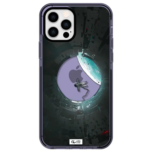 a astronaut in a space station Apple iPhone 12 pro impact Lilac Case