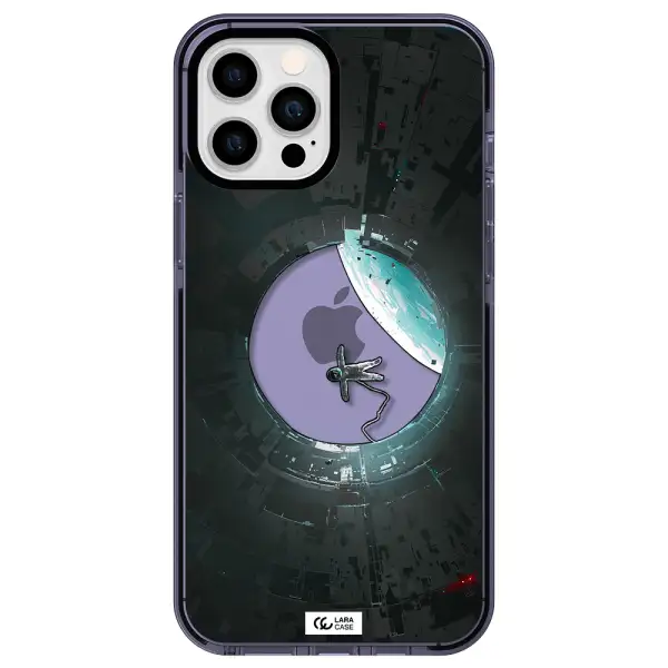 a astronaut in a space station Apple iPhone 12 pro max impact Lilac Case