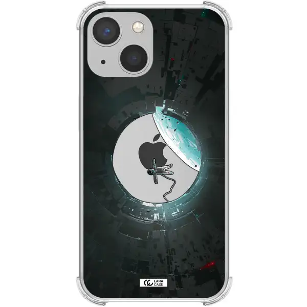 a astronaut in a space station Apple iPhone 13 Clear PC Case