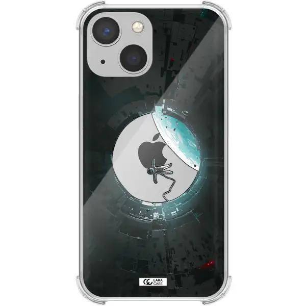 a astronaut in a space station Apple iPhone 13 mini Clear PC Case