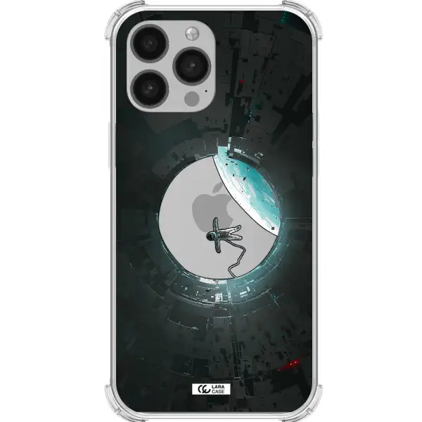 a astronaut in a space station Apple iPhone 13 Pro Clear PC Case