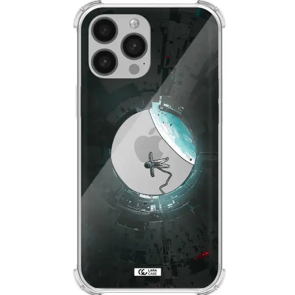 a astronaut in a space station Apple iPhone 13 Pro Max Clear PC Case