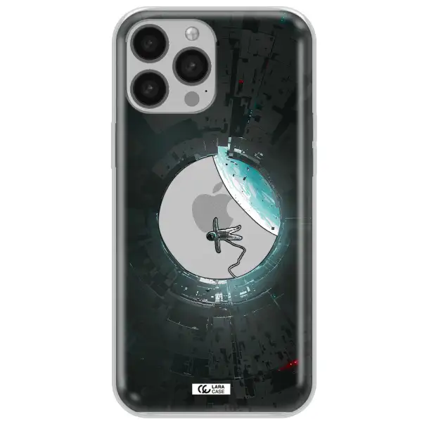 a astronaut in a space station Apple iPhone 13 Pro Max Clear TPU Case