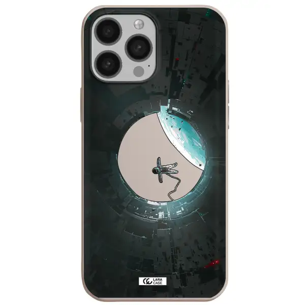 a astronaut in a space station Apple iPhone 13 Pro Silicone Stone Case