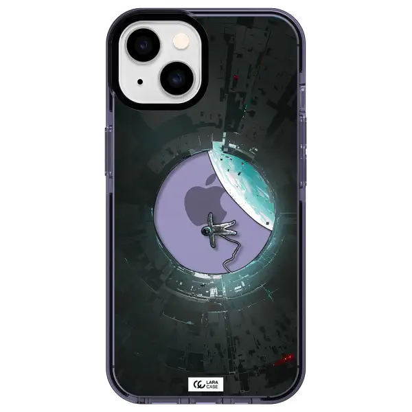 a astronaut in a space station Apple iPhone 14 impact Lilac Case