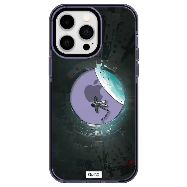 a astronaut in a space station Apple iPhone 14 pro max impact Lilac Case