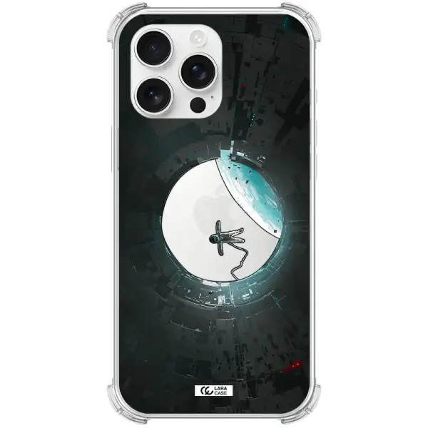 A Astronaut In A Space Station Apple Iphone 16 Pro Max Clear Pc Case