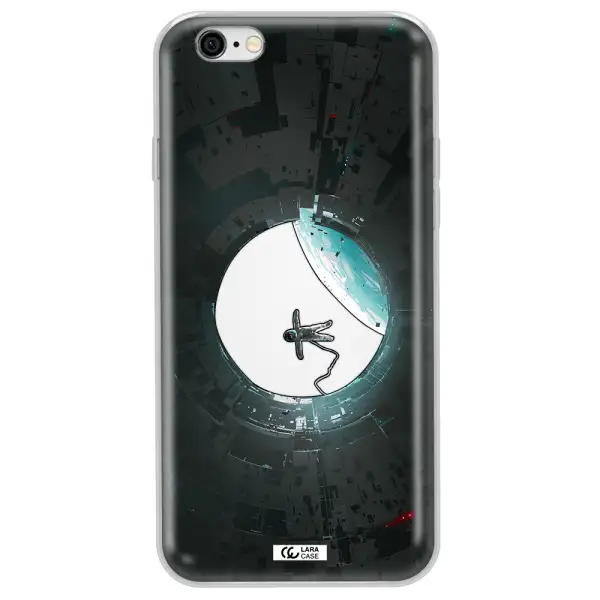 a astronaut in a space station Apple iPhone 6 Clear TPU Case